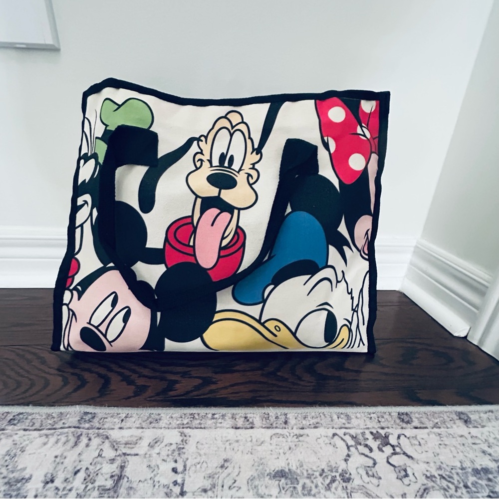 Disney Print Canvas Tote —l